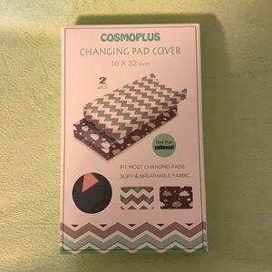 NWT 2-pack unboxed Cosmoplus Changing Pad Covers